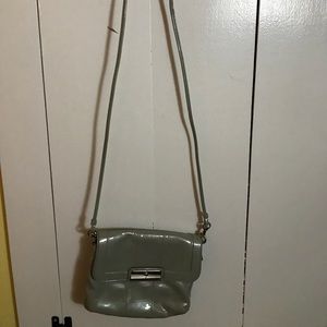 Gray Coach crossbody